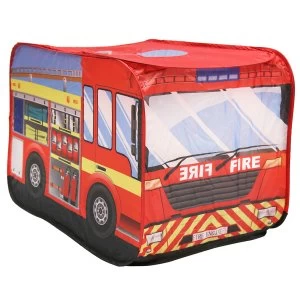 Image of Charles Bentley Fire Engine Play Tent Pop Up
