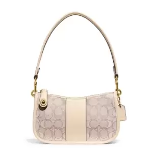 Image of Coach Coach Swinger Signature Bag - Cream