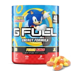 Image of G Fuel Peach Rings Tub (40 Servings) Elite Energy and Endurance Formula