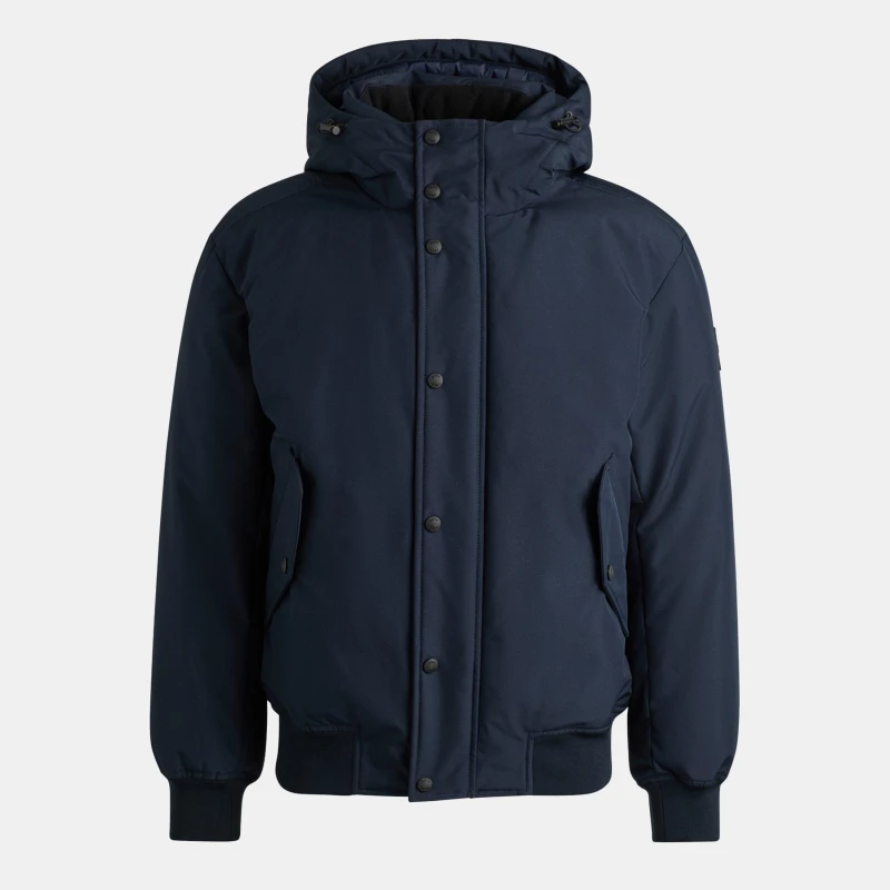 Image of BOSS Water Repellent Parka Jacket - Blue Blue S
