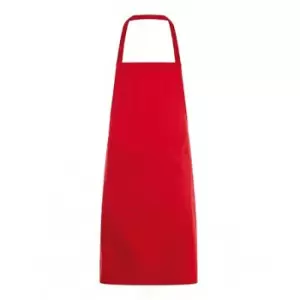 Image of SOLS Unisex Gramercy Bib Apron (One Size) (Red) - Red
