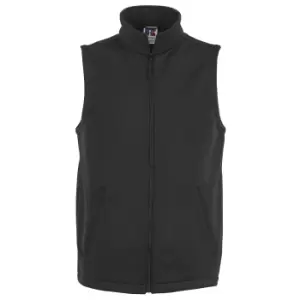Image of Russell Mens Smart Softshell Gilet Jacket (M) (Black)