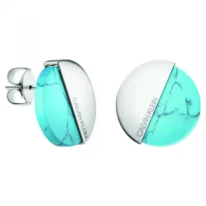 Image of Ladies Calvin Klein Stainless Steel Spicy Stud Earrings