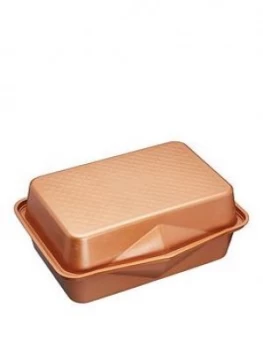 Image of Masterclass Smart Ceramic Large Non-Stick Roasting Tray With Lid
