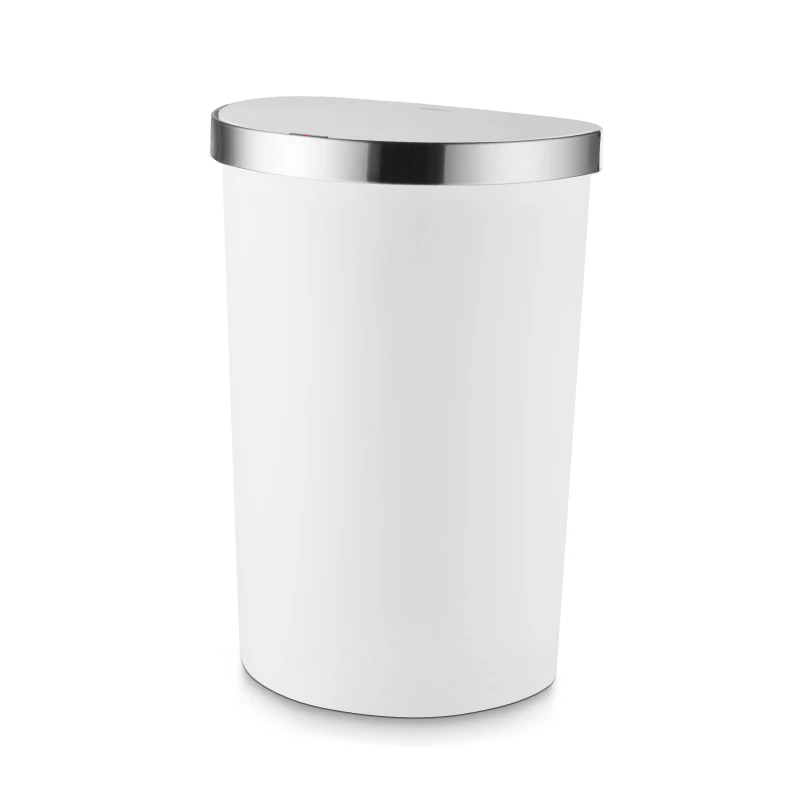 Image of Tower Tower White 50L Curved Sensor Bin White - Tower White HR82501