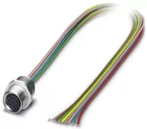 Image of Phoenix Contact M8 8-Pin Cable assembly, 500mm Cable