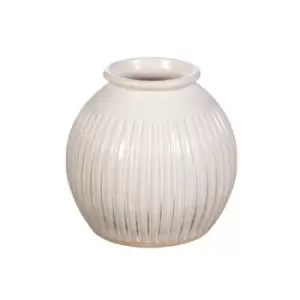 Image of Sass & Belle Grooved Vase Large Off White
