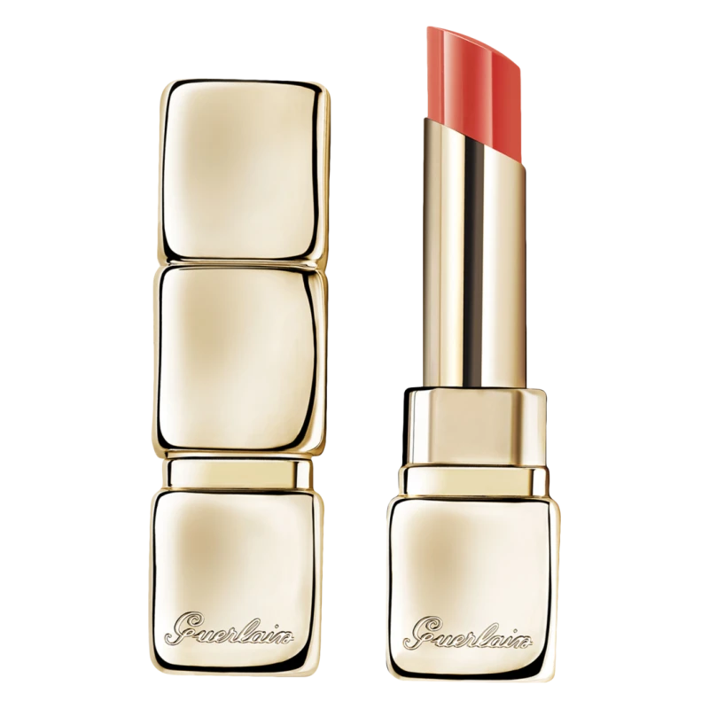 Image of GUERLAIN Kisskiss Shine Bloom Lipstick 3.2g (Various Shades) - 319 Peach Kiss