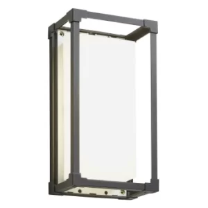 Image of Zinc LED Lantern 18W Cool White PESSAC Black