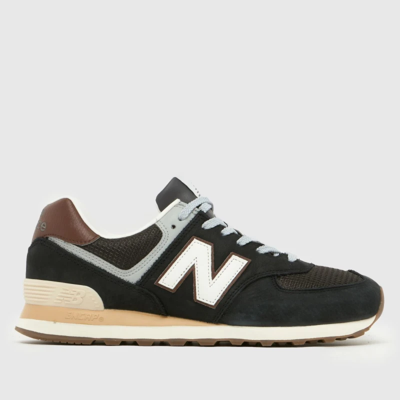 Image of New Balance 574 Trainers in Brown Multi Brown Multi UK 9 (EU 43)