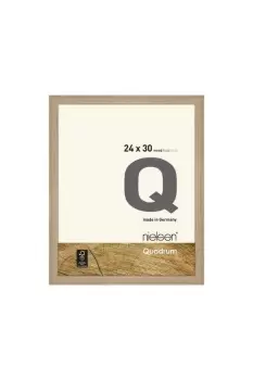 Image of Quadrum 24 x 30cm Wooden Picture Frame With Protective Glass Front