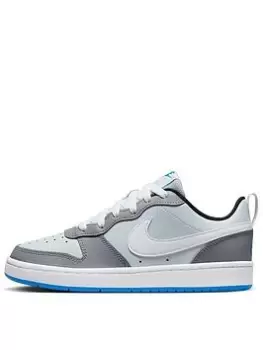 Image of Nike Older Kids Court Borough Low 2, Grey, Size 4 Older