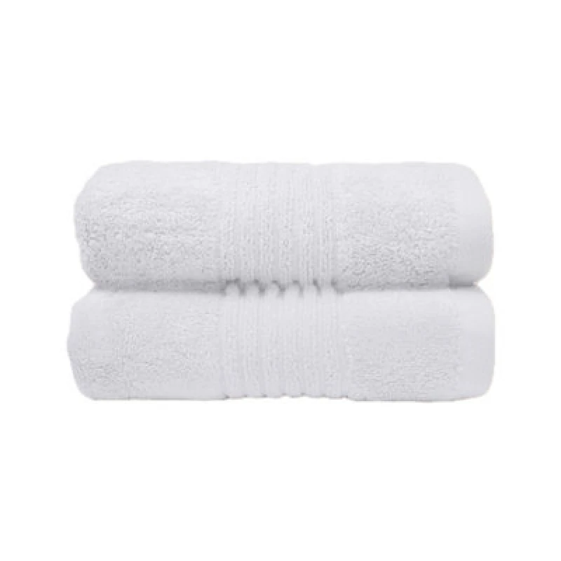 Image of Misona Ultra Soft Bamboo Pair Of Hand Towels - White