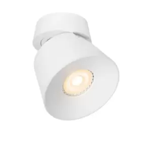 Image of Lucide Trigono Modern Ceiling Spotlight 10.5cm 1xGU10 White