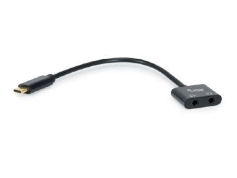 Image of Equip USB-C to Dual 3.5mm Audio DAC Adapter
