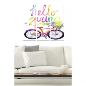 Image of MDF384004327 Multicolor Decorative MDF Painting (3 Pieces)