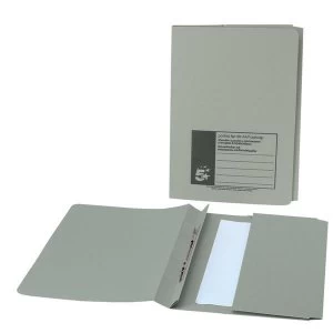 Image of 5 Star Foolscap Flat File With Pocket Recycled Manilla 285gsm Green Pack of 25