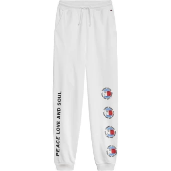 Image of Tommy Jeans Peace Smiley Jogger Ladies - White
