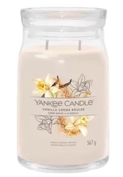 Image of Yankee Candle Vanilla Creme Brulee Scented Candle 567g