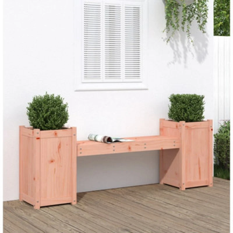 Image of vidaXL Planter Bench 180x36x63cm Solid Wood Douglas, Brown 825168