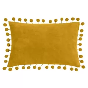 Image of Dora Rectangular Cushion Ochre, Ochre / 30 x 50cm / Polyester Filled