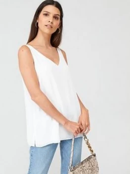 Image of Wallis Wallis Core Cami - White, Ivory, Size 16, Women