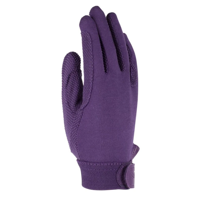 Image of Shires Newbury Gloves in Purple Size: XS Purple Unisex XS