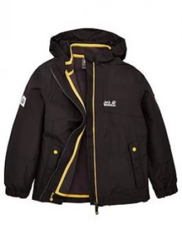 Image of Jack Wolfskin Boys Iceland 3-In-1 Jacket - Black