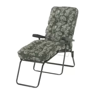 Image of Glendale Leisure - Deluxe Lounger Aspen Green Leaf