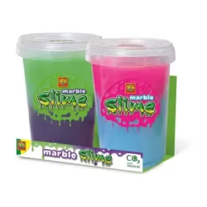 Image of SES CREATIVE Marble Slime Duo Pack, 2x 200g Pots, 3 Years and Above (15025)