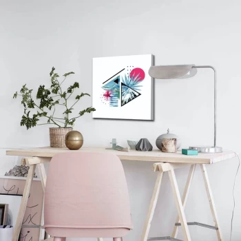 Image of 4545ABSC - 042 Multicolor Decorative Canvas Painting