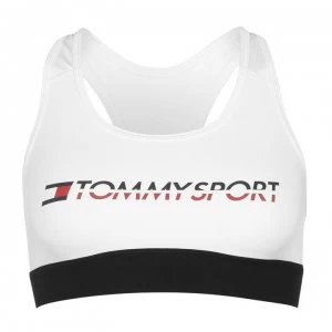 Image of Tommy Sport Medium Sports Bra - PVH White