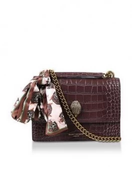 Image of Kurt Geiger London Shoreditch Shoulder Bag - Dark Brown