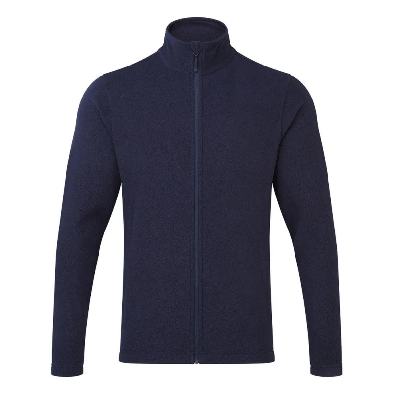Image of Premier Premier Men Recyclight Microfleece Full Zip Jacket in Navy Size: Small Navy S Male 5063425829057