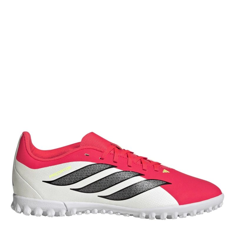 Image of adidas Kids Predator Club Astro Turf Football Boots Red/Blk/White male 3 (35.5)