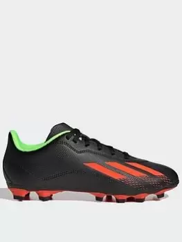 Image of adidas Junior X Speedportal.4 Firm Ground Football Boot, Black, Size 5.5