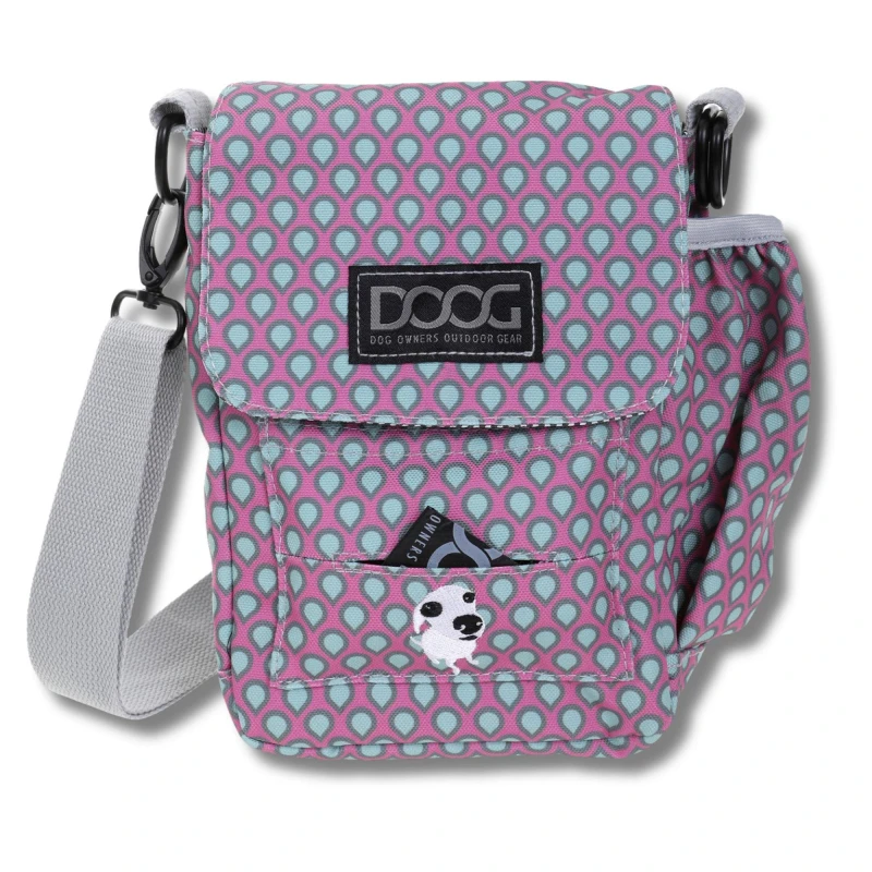 Image of DOOG Walkie Bag - Luna - Pink With Tear Drops Holdalls SB06 Pink 79935406000