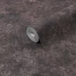 Image of Boutique Smokey Quartz Concrete Effect Smooth Wallpaper