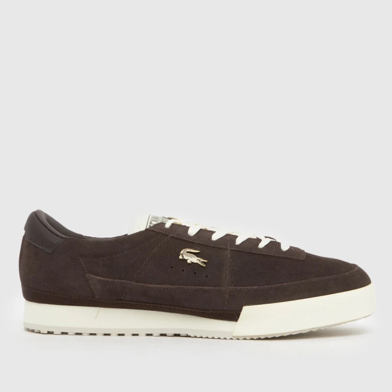 Image of Lacoste Aura Trainers in Dark Brown Dark Brown UK 9 (EU 43)