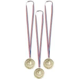 Image of No 1 Birthday Medals (Pack Of 3)