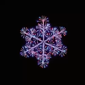 Image of Premier 60cm RBW Starburst Snowflake Timer - White