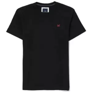 Image of Crew Clothing Mens Classic Tee Black XL