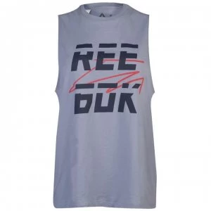 Image of Reebok MYT Muscle Tank Top Ladies - Denim Dust