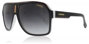 Image of Carrera CA1001/S Sunglasses Black / White 80S9O 62mm