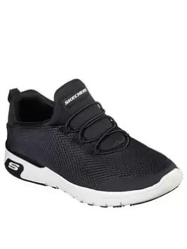 Image of Skechers Marsing Athletic Slip On Bungee Workwear Trainers, Black, Size 4, Women