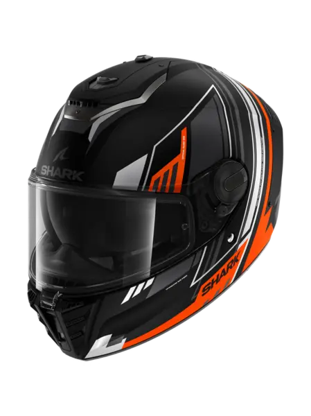 Image of Shark Spartan RS Byhron Mat Black Orange Chrom KOU Full Face Helmet M