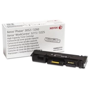 Image of Xerox 106R02777 Black Laser Toner Ink Cartridge