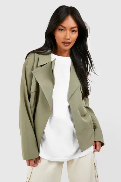Image of Belted Utility Jacket