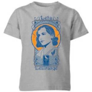 Image of Fantastic Beasts Leta Lestrange Kids T-Shirt - Grey - 5-6 Years
