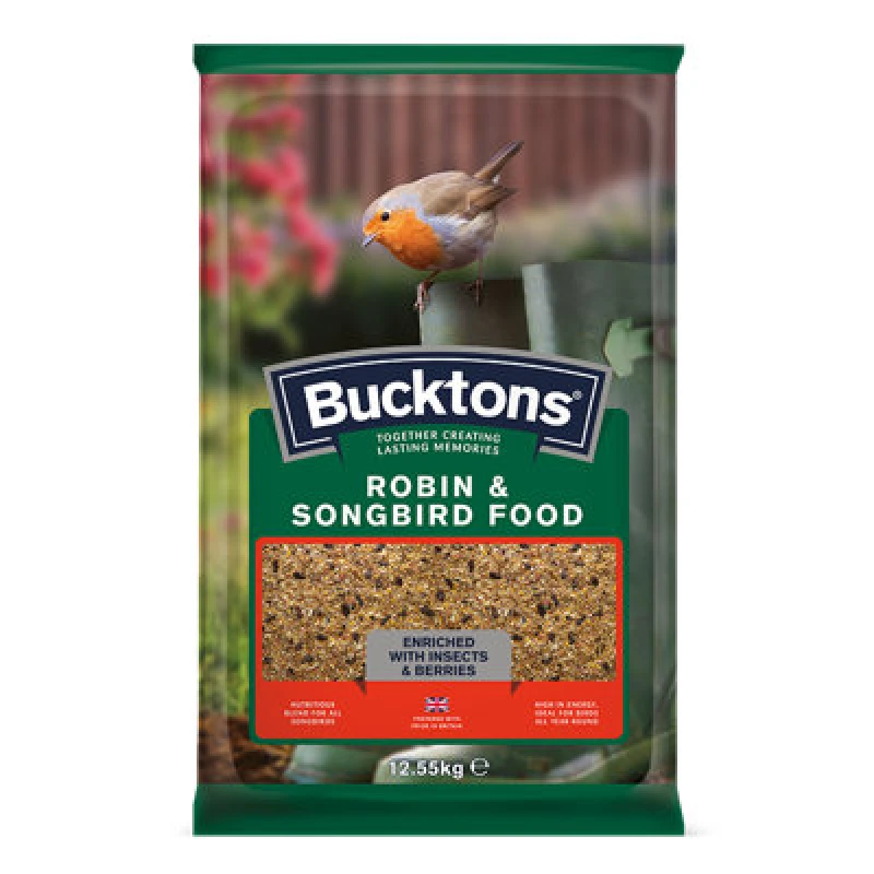 Image of Bucktons Robin & Songbird Wild Bird Food 12.55kg Multi unisex